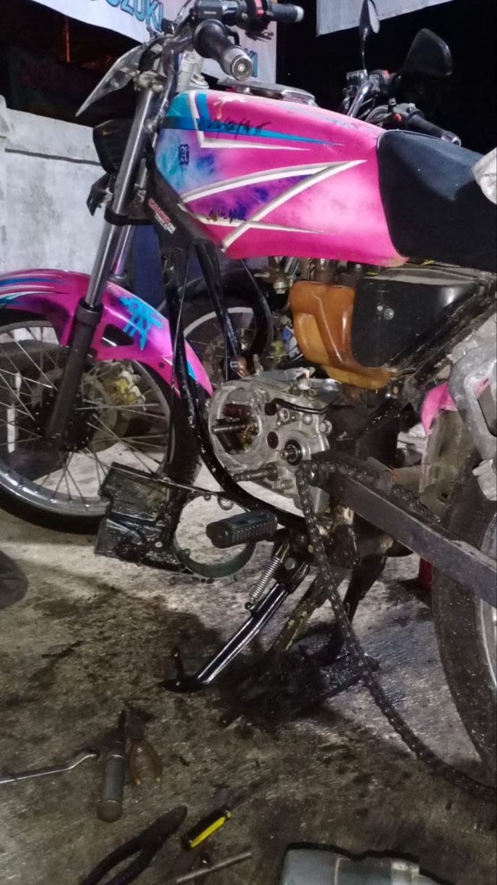 Dokumentasi AJM 03 di bengkel Ahad Jaya Motor