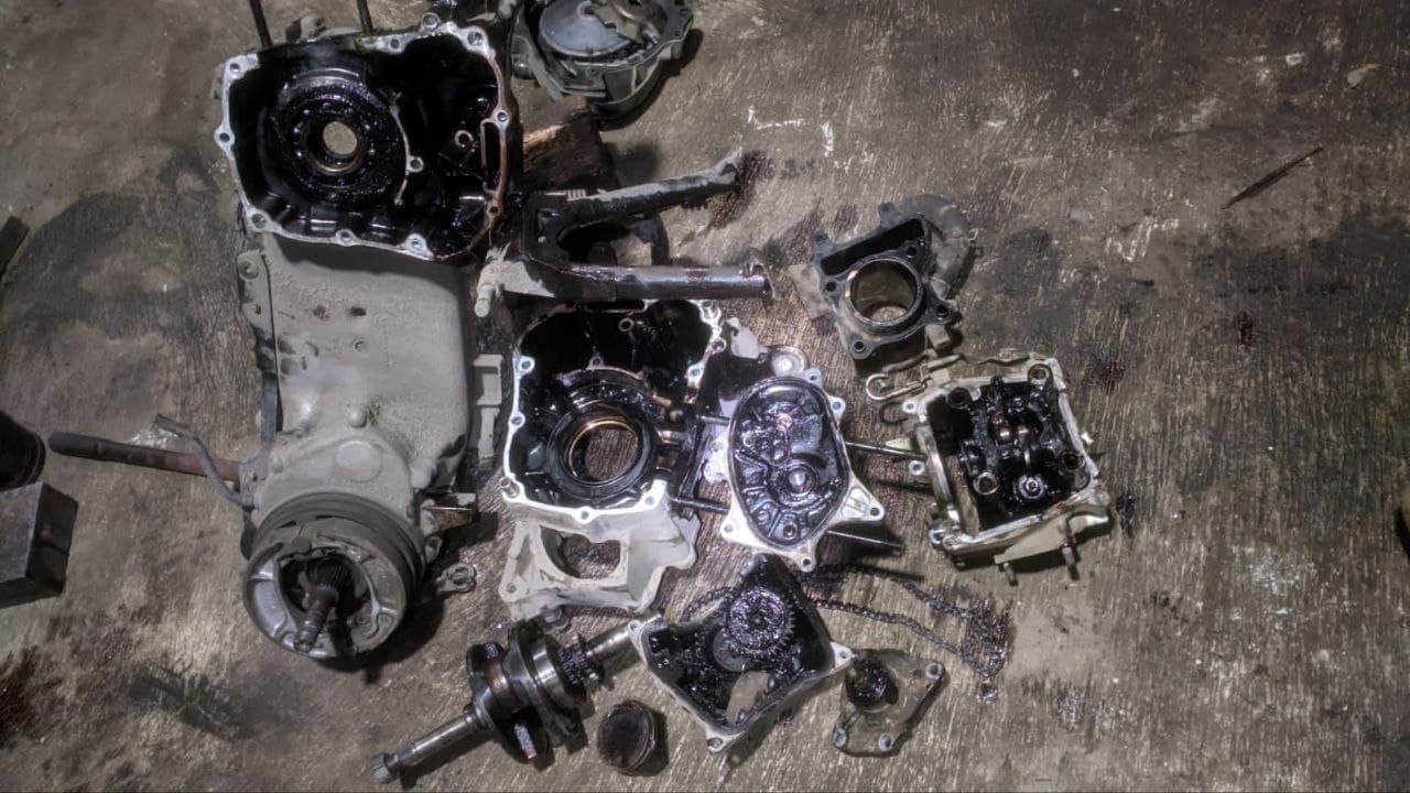 Dokumentasi AJM 04 di bengkel Ahad Jaya Motor