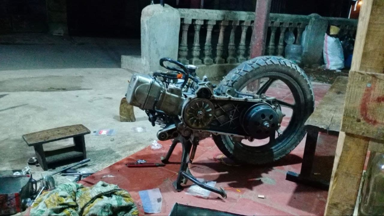 Dokumentasi AJM 17 di bengkel Ahad Jaya Motor